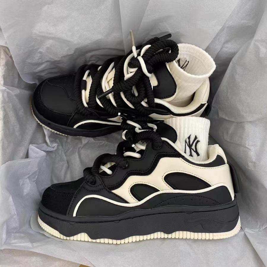 Новые туфли для пар, туфли на толстой подошве, увеличивающие высоту, кроссовки, туфли для хлеба