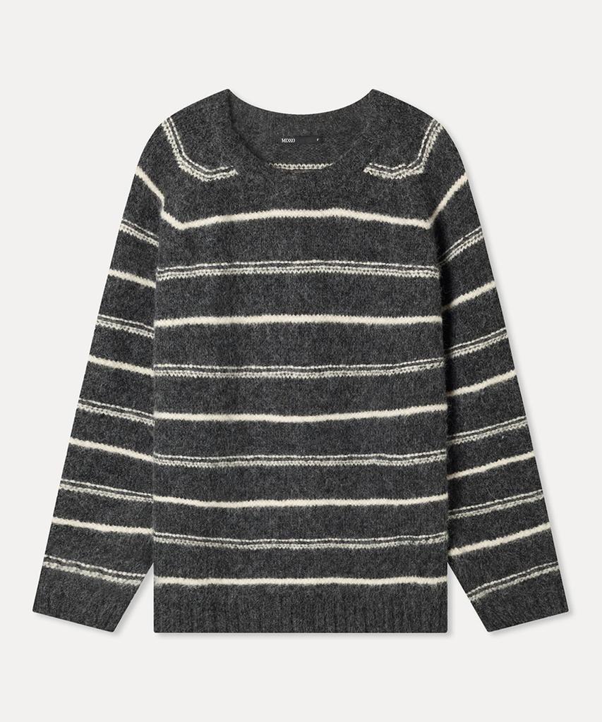 MIXXO Полосатый оверсайз свитер с ворсом Re Kafv2Sss_Miwkag15Qs