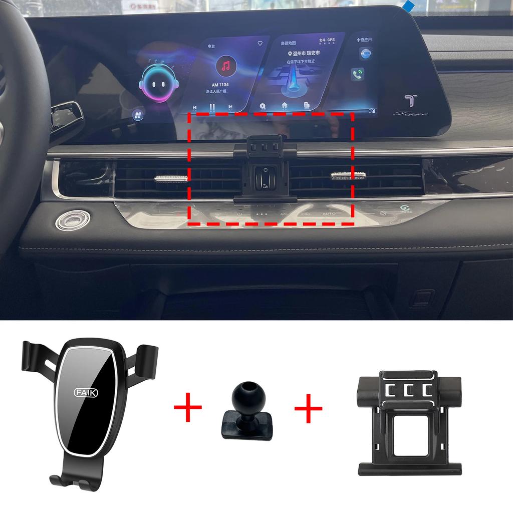 Автомобильный держатель для мобильного телефона для Chery Tiggo 8 pro max 2024 2025 Навигационная подставка Автоаксессуары GPS-кронштейн