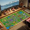Large Gaming Mouse Pad Xxl Kawaii Town Village Map Deskmat Non-Slip Rubber Game Mouse Mat Keyboard Mats Mausepad Gamer Girls