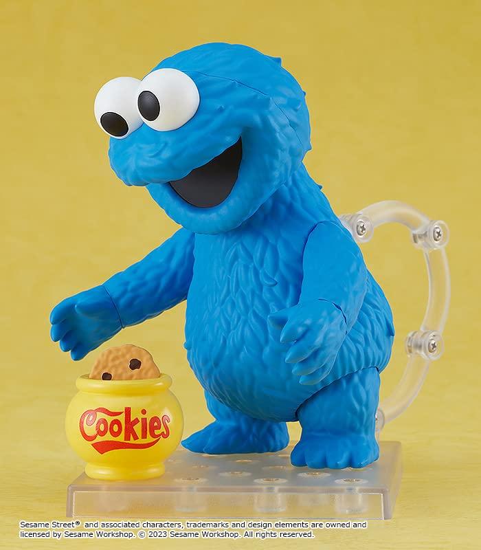 Nendoroid Sesame Street Cookie Monster Plastic Painted Movable Figure Non-Scale