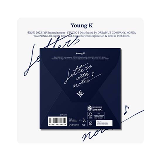 ЯнгК(день6) 1-й полный альбом Письма с примечаниями (Digipack Ver.)