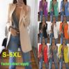 European & American Fashion 2025 Women's Lapel Slim Cardigan Suit Jacket