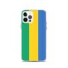 Coque - PIXELFORMA - iPhone 12 Pro - Drapeau Du Gabon - Silicone Souple - Protection Complète