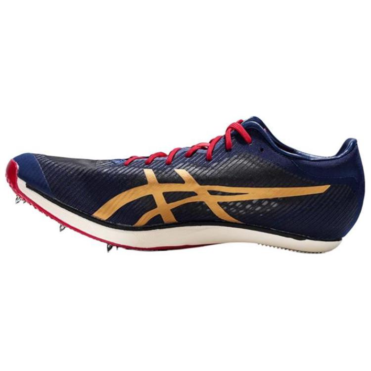 Asics Sonic Sprint Elite 3 Профессиональные Удобные Низкие Тренировочные Кроссовки Унисекс Синий Желтый Красный 1093A237-400