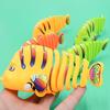 Fish Wind-up Toy Battery-Free Interesting Cute Swinging Fish Nostalgic Interactive Toy Lovely Cartoon Clockwork Fish Kindergarten Toy Children Gift