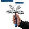 Flexible Telescopic Shaking Head Wrench with Rotating Head Torque Wrench  Household Maintenance