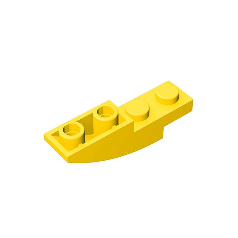 Нетоксичные Moc 10 шт. 13547 Изогнутые 4x1 Перевернутые Строительные Блоки Набор Обратный Наклон Поверхности Кирпичные Частицы Образовательные DIY Игрушки Подарки на День Рождения