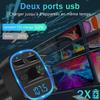 FM-передатчик для автомобиля LENCENT Bluetooth FM-передатчик для автомобиля Bluetooth-автомобиль MP3-плеер Беспроводной радиоадаптер Комплект