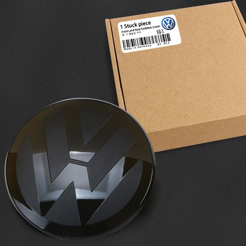 VW For VW Volkswagen TIGUAN POLO Golf MK6 MK7 MK8 Car Modification Logo Sticker Not Affect ACC Front Rear Emblem Badges Cover PV9