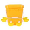 Automatic Chicken Waterer Set Low Spillage Self Replenishing Poultry Waterer Dispenser for Chicken Bird   Goose Turkey