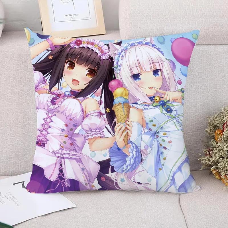 Наволочка NekoPara Наволочки для подушек x Наволочки для подушек для кровати Наволочки для подушек Пилов Кейс Украшение для автомобиля Наволочка