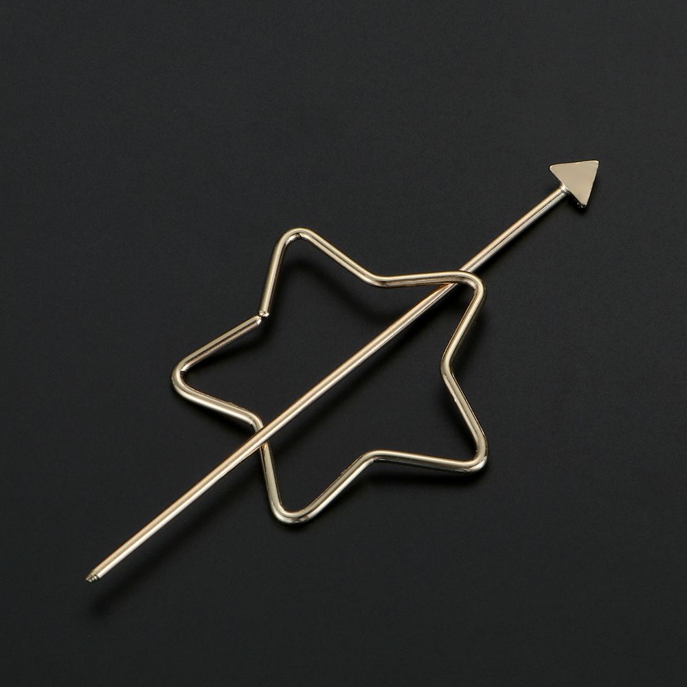 Women's Fashion Barrette Tiara Hairpins Bun Holder Headpiece Metal Hair Clip Vintage Hair Clips