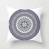Blue White Porcelain Print Cushions Case Bohemian Style Mandala Geometry Pillows Case Modern Fashion Sofa Chairs Throw Pillows