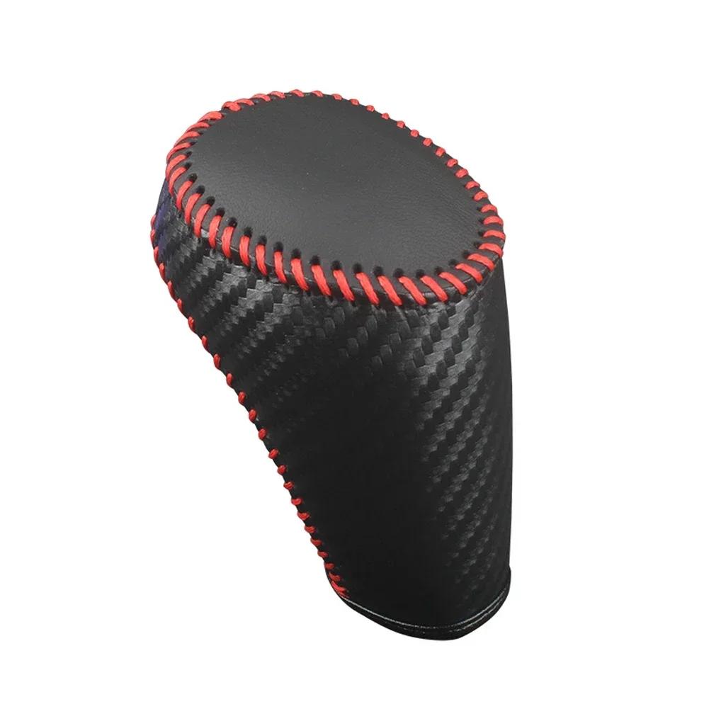 Автомобильные кожаные чехлы для рычагов переключения передач из углеродного волокна для Chevrolet Chevy Malibu XL 2016-2020 Equinox 2017-2019 Cruz 2017 2018