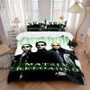 Matrix Reloaded Neo'S Journey Print 3Pcs Bedding Setduvet Cover With 2 Bedropillowcase Home Birthday Gift