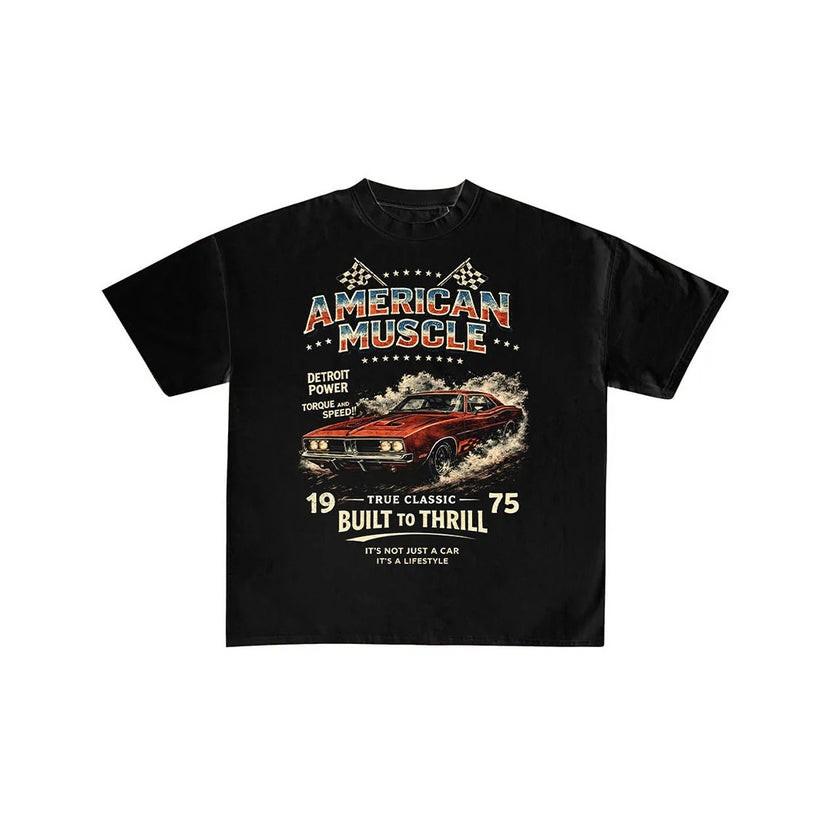 American Muscle 1975 Vintage Car T-Shirt