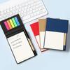 Компактный многоцветный блокнот-заметки с откидной крышкой и ручкой - Портативный и утолщенный простой блокнот