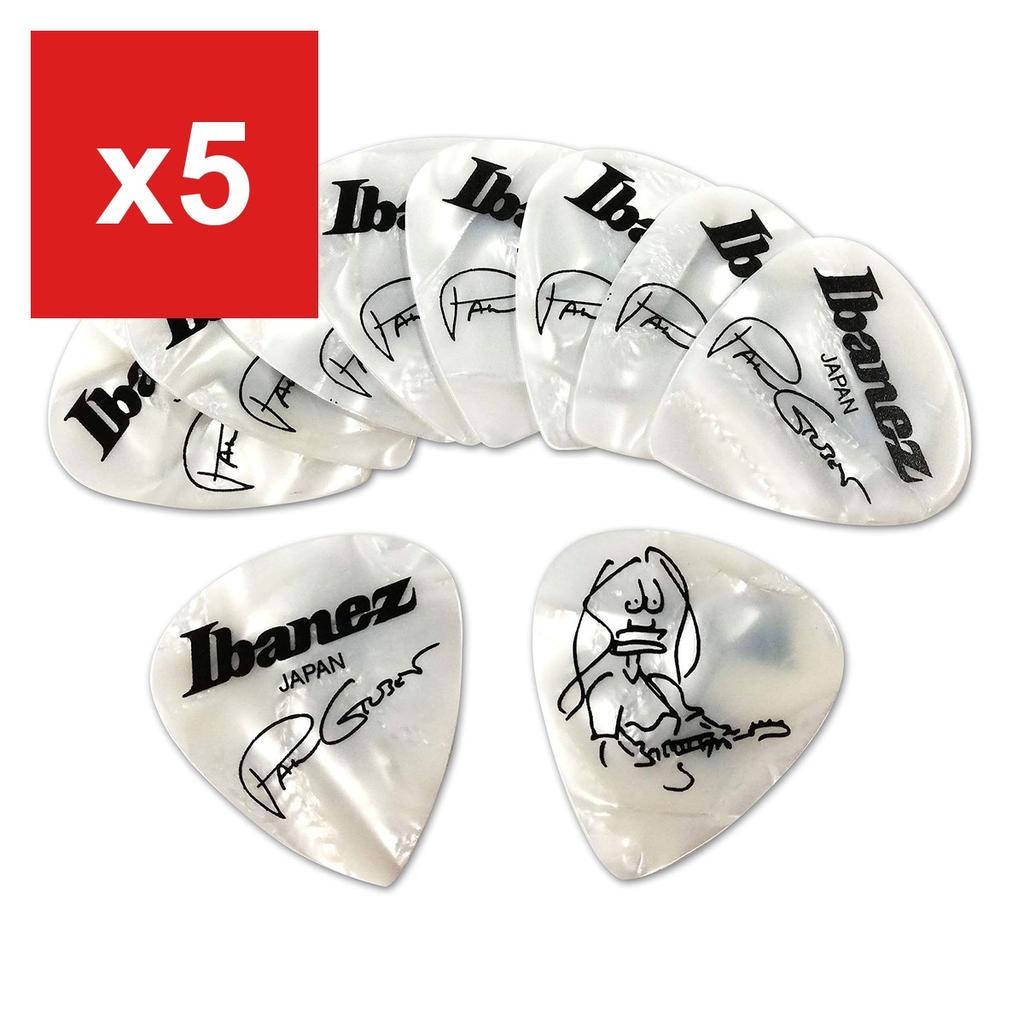 Медиаторы для гитары Ibanez 1000PG-PW, Signature Пола Гилберта, Упаковка 10 шт.