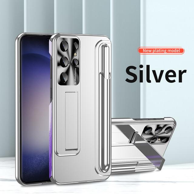 Противоударный держатель S Pen, аксессуары для телефонов, чехол для Samsung Galaxy S23 Ultra S 23 Plus, 5 г, задняя крышка, чехол для Samsung S23 Ultra