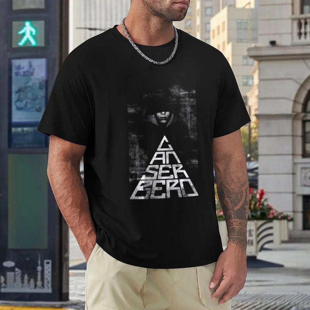 Футболка Canserbero в стиле хип-хоп с коротким рукавом, повседневная футболка для мужчин с круглым вырезом, 100% хлопок, футболки, топы