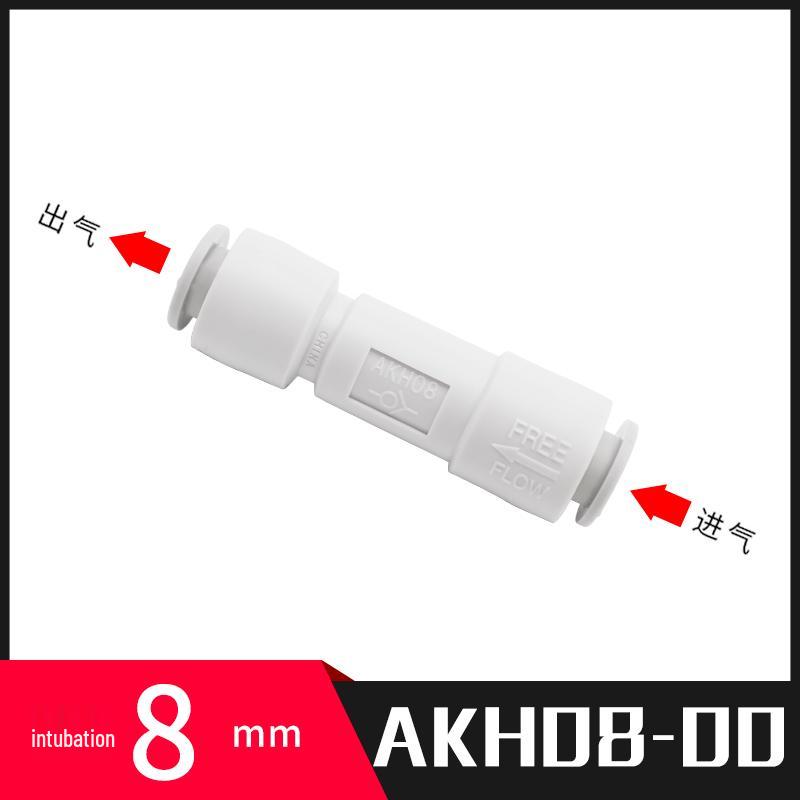 SMC Односторонний пневматический клапан Быстроразъемный AKH06-08-04/AKH08-00 Прямая резьба Обратный соединитель