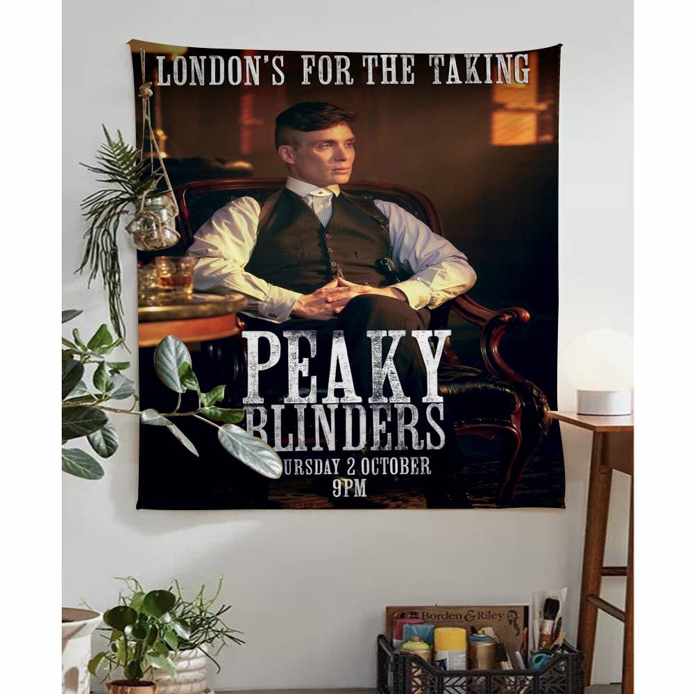 Peaky Blinders TV Play Printed Large Wall Tapestry Indian Buddha Wall Decoration Witchcraft Bohemian Hippie Wall Art Decor