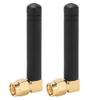 2pcs WIFI Antenna SMA Male Inner Needle 315MHz 3DBI Waterproof 50W 360 Degrees Rotatable Joint Network