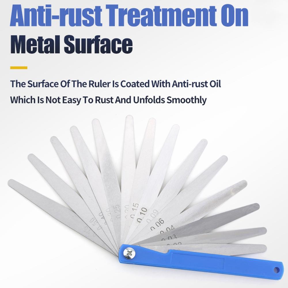 Metering Stainless Steel Valve Measurement Thickness Gauge Gap Filler Measuring Tool Feeler Gauge
