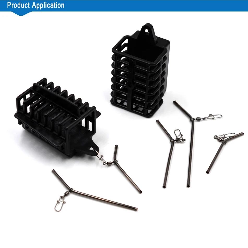 Topranc 12Pcs Anti Tangle Sea Fishing Accessories Fishing Balance Brass Tube Connector L- Shape Booms Accessory Size 5/7/9/12CM