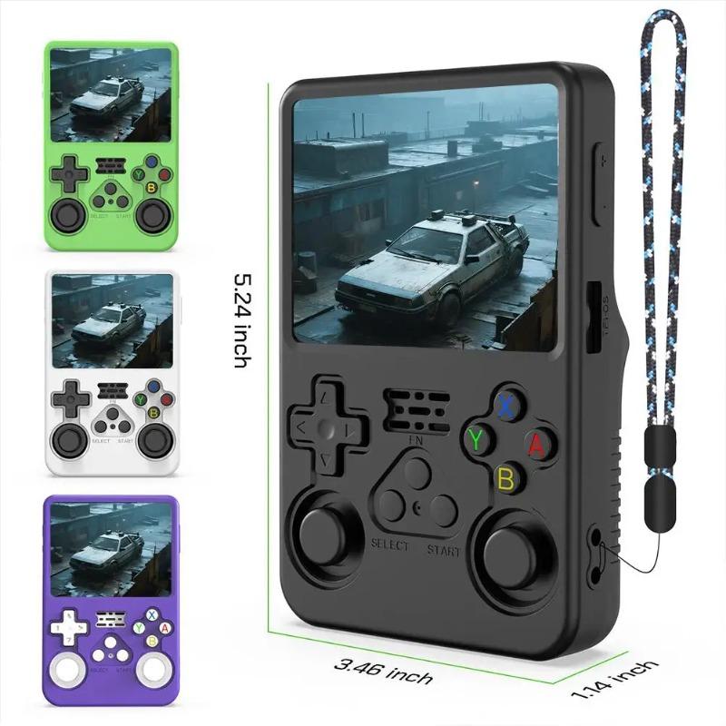 Мягкий силиконовый защитный чехол с ремешком, устойчивый к царапинам, пылезащитный, ударопрочный, скин-кейс для портативной консоли ANBERNIC R36S