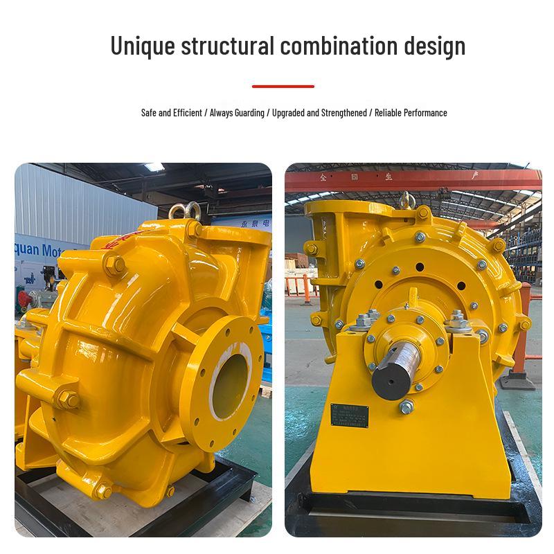Jubo ZJ Horizontal Slurry Pump: Corrosion & Wear-Resistant, Large Flow for Sand, Mud, Water, Coal Washing & Filter Press.