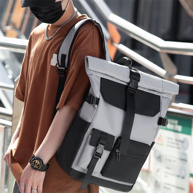 Многофункциональный деловой рюкзак для ноутбука большой емкости 15,6 дюйма для мужчин, уличная дорожная сумка, водонепроницаемая школьная сумка