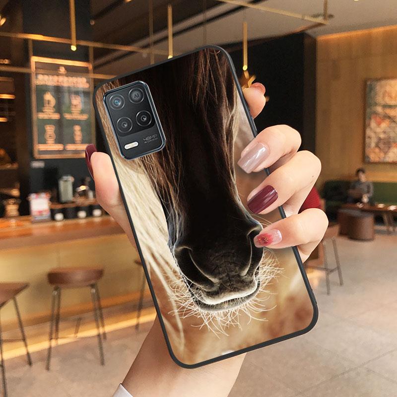 Чехол для телефона с изображением лошади для OPPO Realme 8 7 6 6i C3 C21 C21Y C11 X3 SuperZoom A94 A74 A91 A53S A54