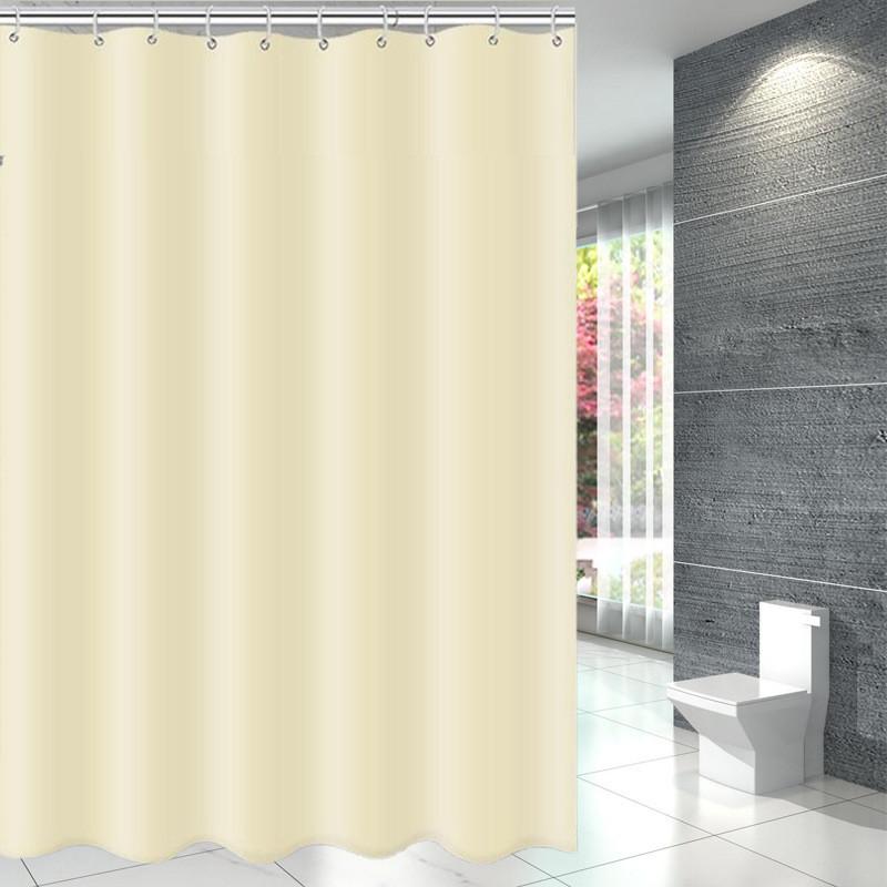 Elegant Waterproof Shower Curtain For Bathroom 180x200cm With Durable Polyester Fabric