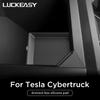 For Tesla Cybertruck 2025 Armrest Storage Box Pad Silicone Center Console Storage Non-slip Pad Organizer Tray Car Accessories