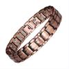 Men Copper Color Bracelets Bangle Double Strong Magnetic Therapy Bracelet For Arthritis Pain Relief Jewelry Husband Accessories