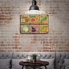 1 Pack Old-fashioned Metal Wall Plaque, Distressed Nostalgic Finish, Perfect Décor for Bar Café Kitchen Bedroom Restaurant or Living Room Walls