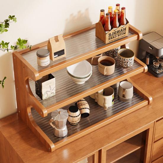 Стойка для хранения Подставка для демонстрации чашек Высокая несущая способность Прозрачный дизайн Многоярусная полка для хранения Настольный органайзер