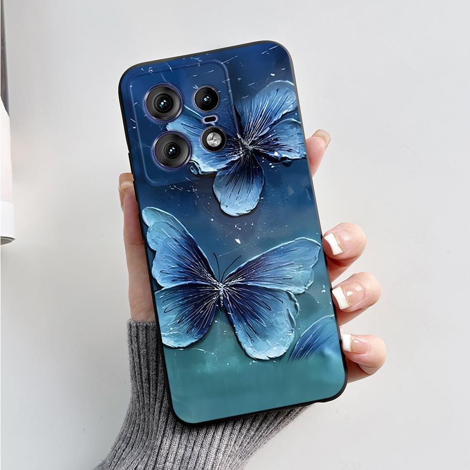 For Motorola Edge 50 Pro Ultra Fusion Case Stylish Pattern Soft Silicone Back Cover for Moto Edge 50 Pro Ultra Fusion Capa Funda
