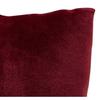 Coussin déhoussable en Flanelle 38 x 38 cm "Ollis" - Ollis Grenat -