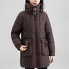 Fashion Woman Long Parkas Winter Coat Plus Size Loose Thick Warm Outerwears Elegant Women's Jackets