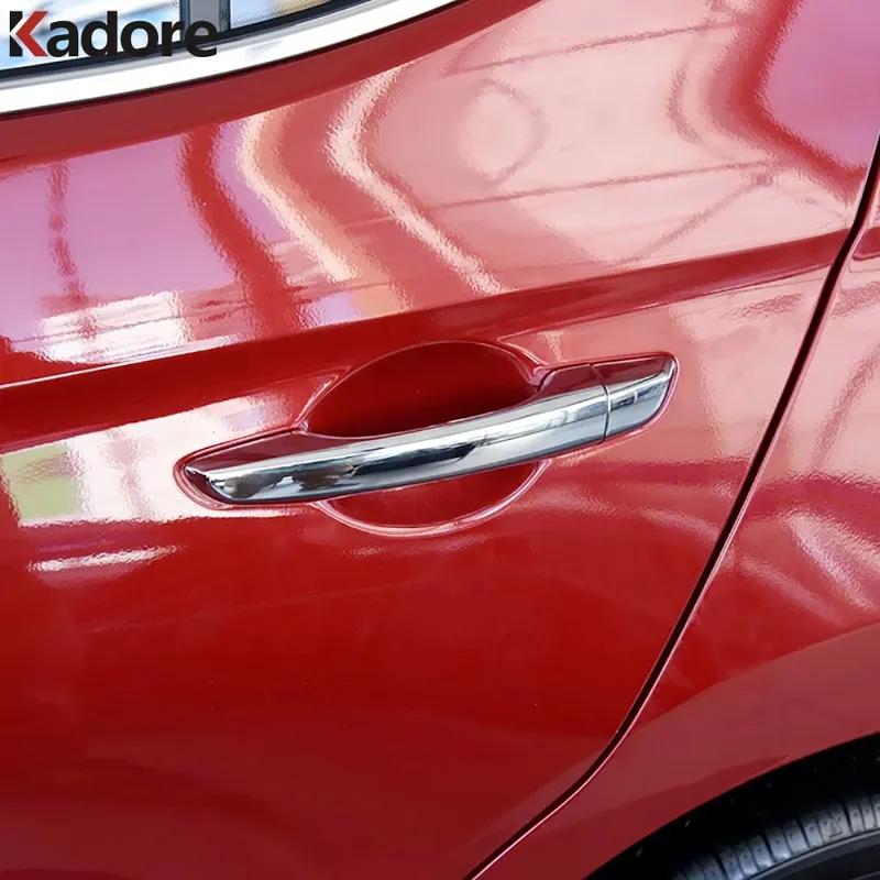 Накладки на ручки дверей для Hyundai Verna Solaris Accent 2018 Хромированные колпачки на боковые ручки дверей автомобиля Аксессуары