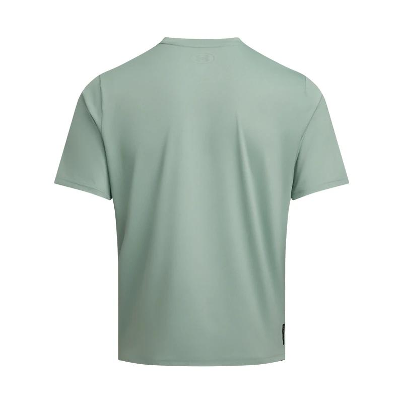 Under Armour Vanish Ss25 Лого Тренировочная Футболка с Коротким Рукавом Мужская Топы Лаймово-Зеленый 1383973-348
