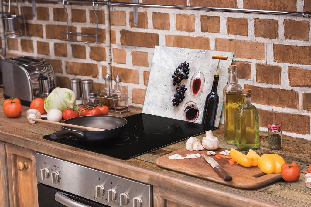 SZKLANA DESKA DO KROEJNIA 30x22 WINO