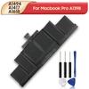 Перезаряжаемая литиевая батарея для Macbook Pro A1398 MC975 MC976 A1494 A1417 A1618, батарея для ноутбука 8440 мАч с инструментами