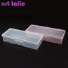 1xPolish Holder Plastic Nail Supplies Storage Box Rectangle Nail Art Stud Brush Tool Storage Holder