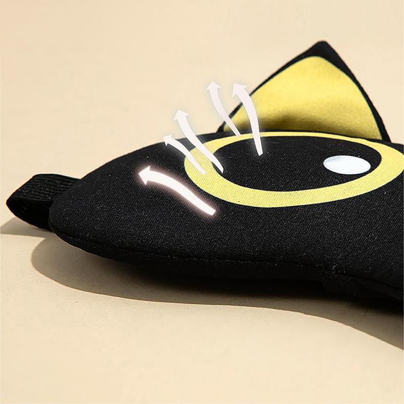 Мультяшная маска для сна на глаза, милая, забавная, аниме-маска для сна, детская повязка на глаза, повязка на глаза, средства для сна, отдых в путешествии, повязка на глаз