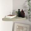 VidaXL Floating Corner Shelf Oak 35x35x3.8 Cm MDF