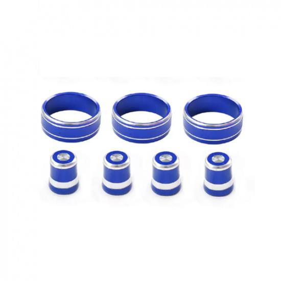 Console Air-Condition Adjust knob Blue Trim kit For Honda CRV CR-V 2024